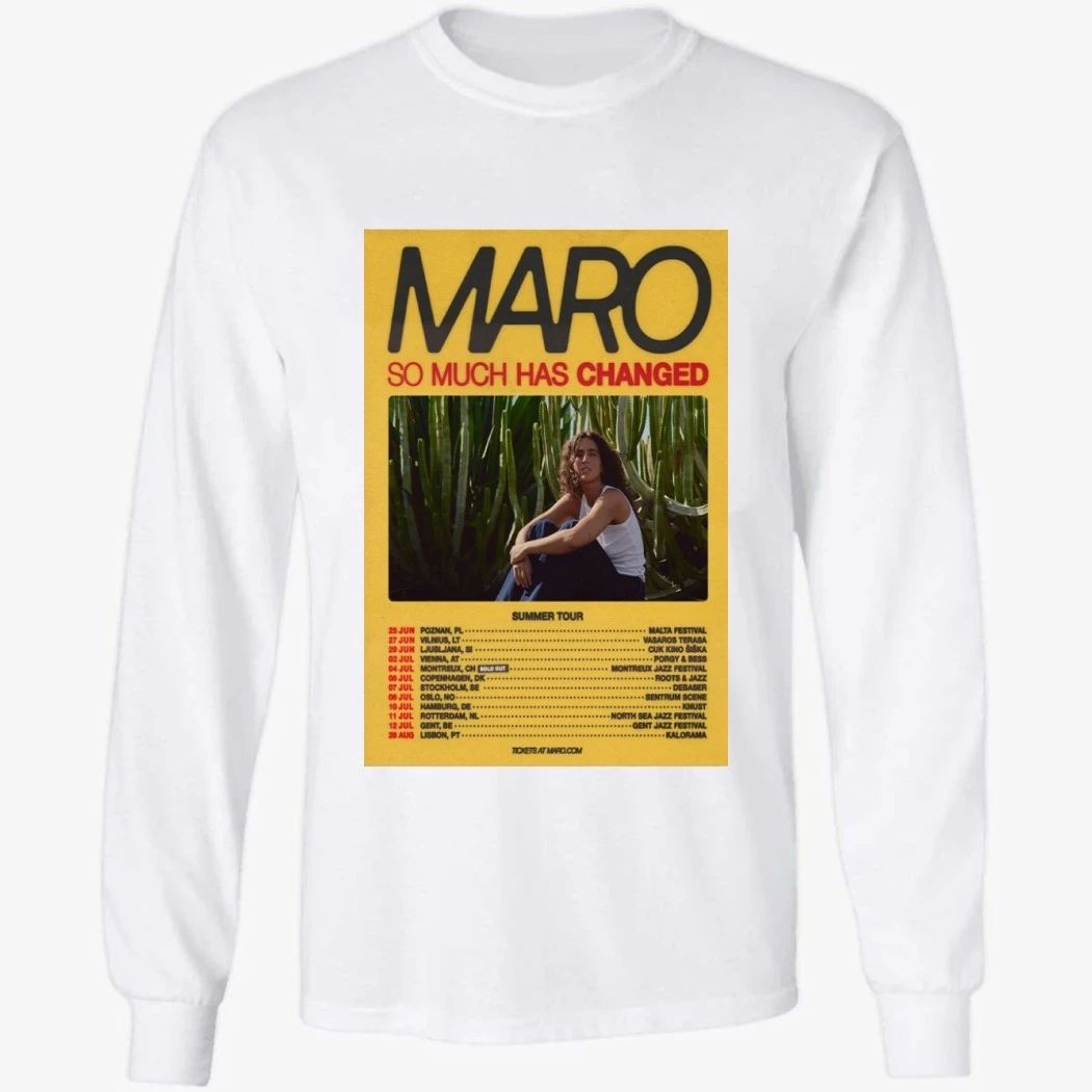 Maro Summer Tour 2026 Poster Shirt