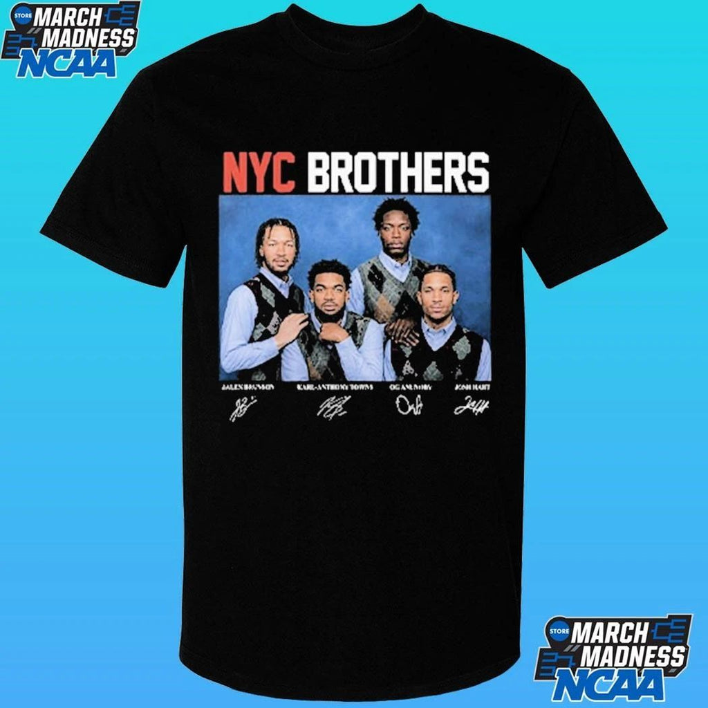 Jalen Brunson Karl-anthony Towns Og Anunoby Josh Hart Nyc Brothers Shirt
