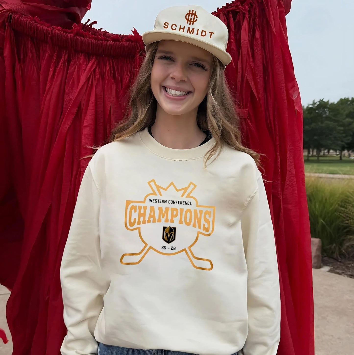 Vegas Golden Knights Western Conference Champions 25–26 Hockey shirt