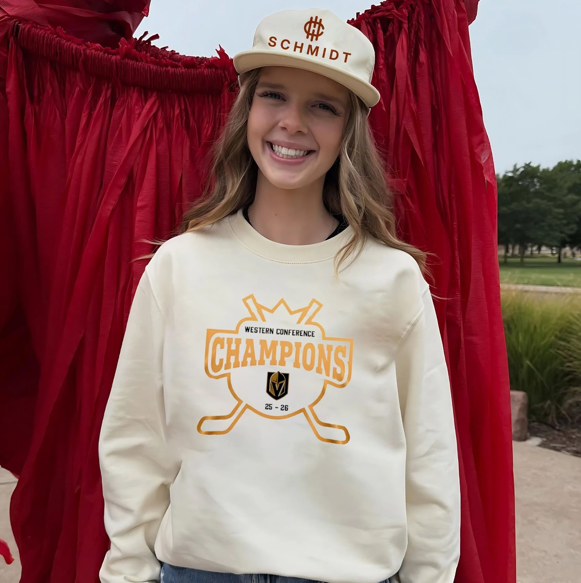 Vegas Golden Knights Western Conference Champions 25–26 Hockey shirt