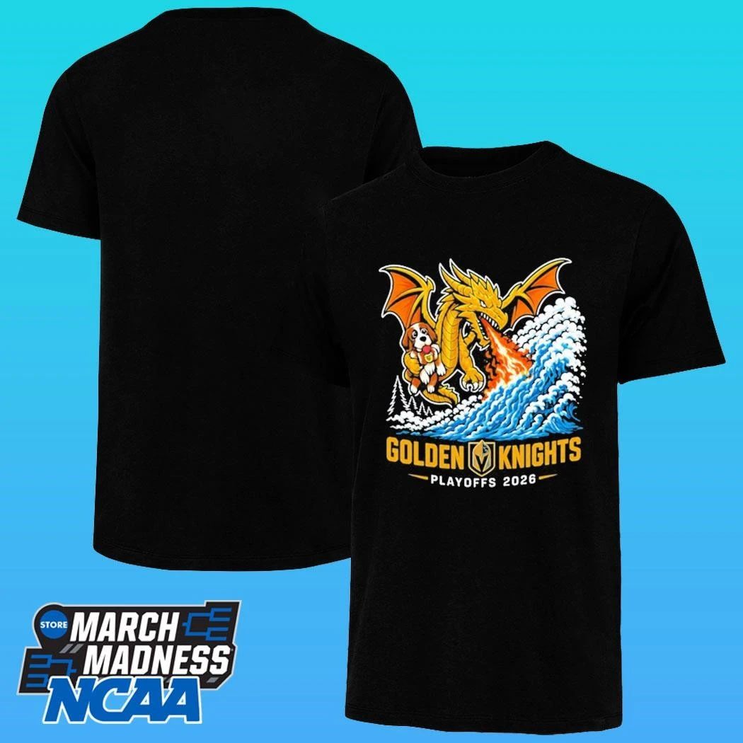 Vegas Golden Knights Golden Knights Playoff 2026 Cluiche Ceannais Chomhdhála An Iarthair Shirt