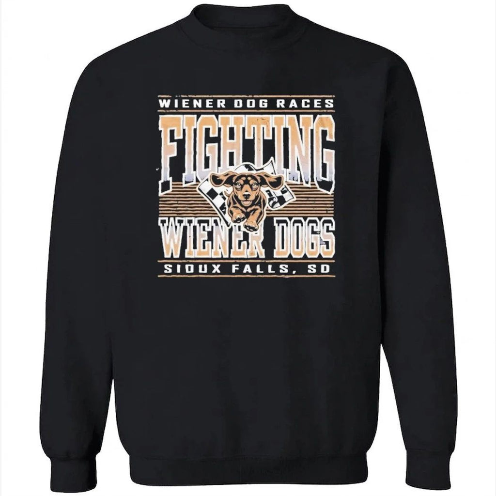 Fighting Wiener Dog Races Sioux Falls SD Dachshund Shirt