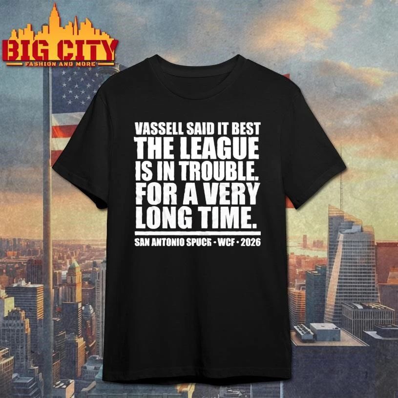 Funny Spurs League Is In Trouble NBA Playoffs 2026 Shirt