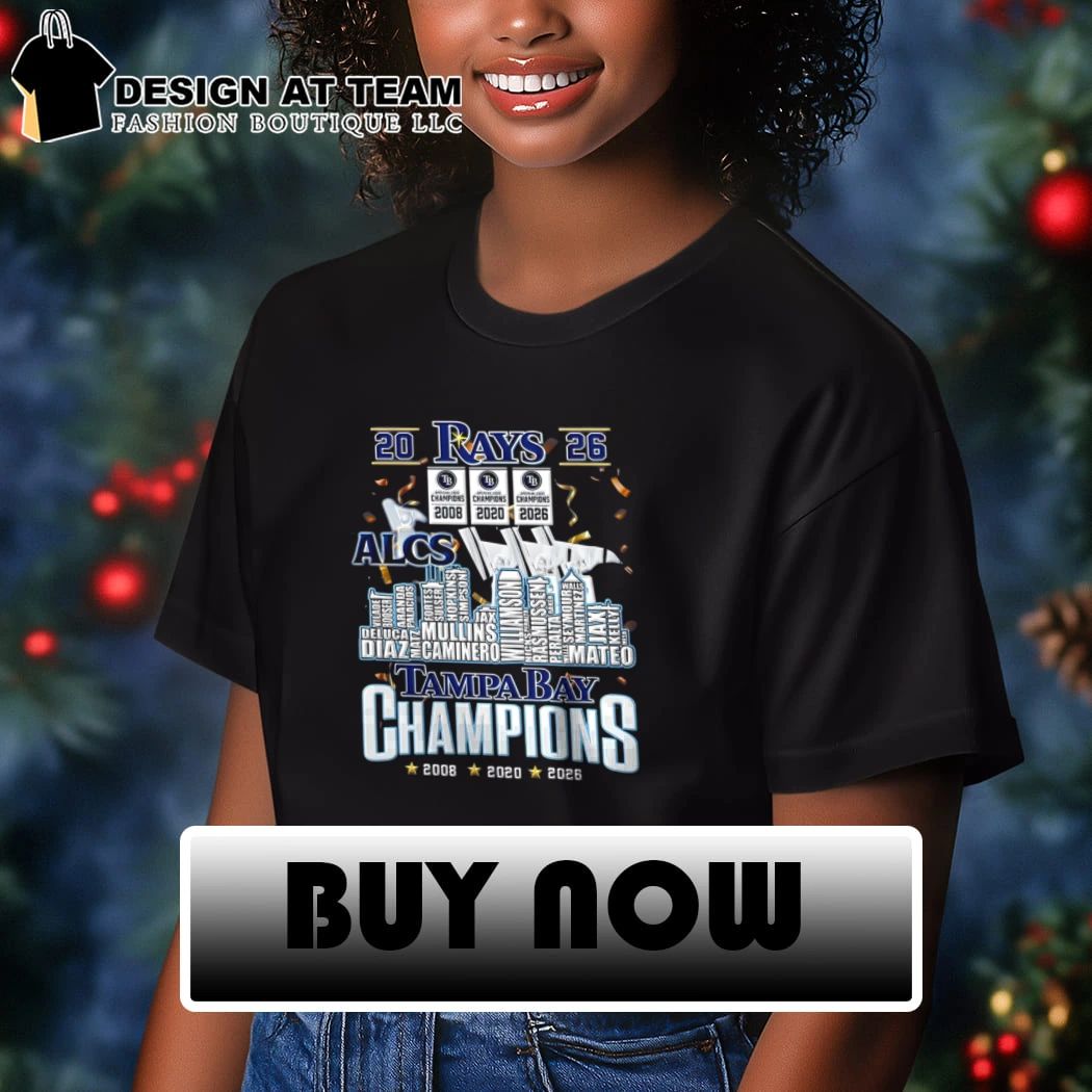 Tampa Bay Rays 3x ALCS Champions 2026 shirt