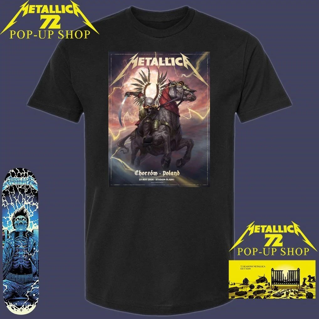 Metallica M72 Chorzow, Poland May 19, 2026 Pop-Up Shop by Jakub Jagado T-Shirt