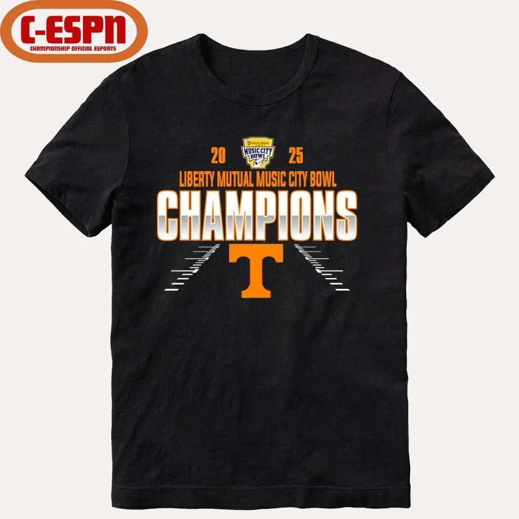 Tennessee Volunteers Liberty Mutual Music City Bowl Champions T-Shirt