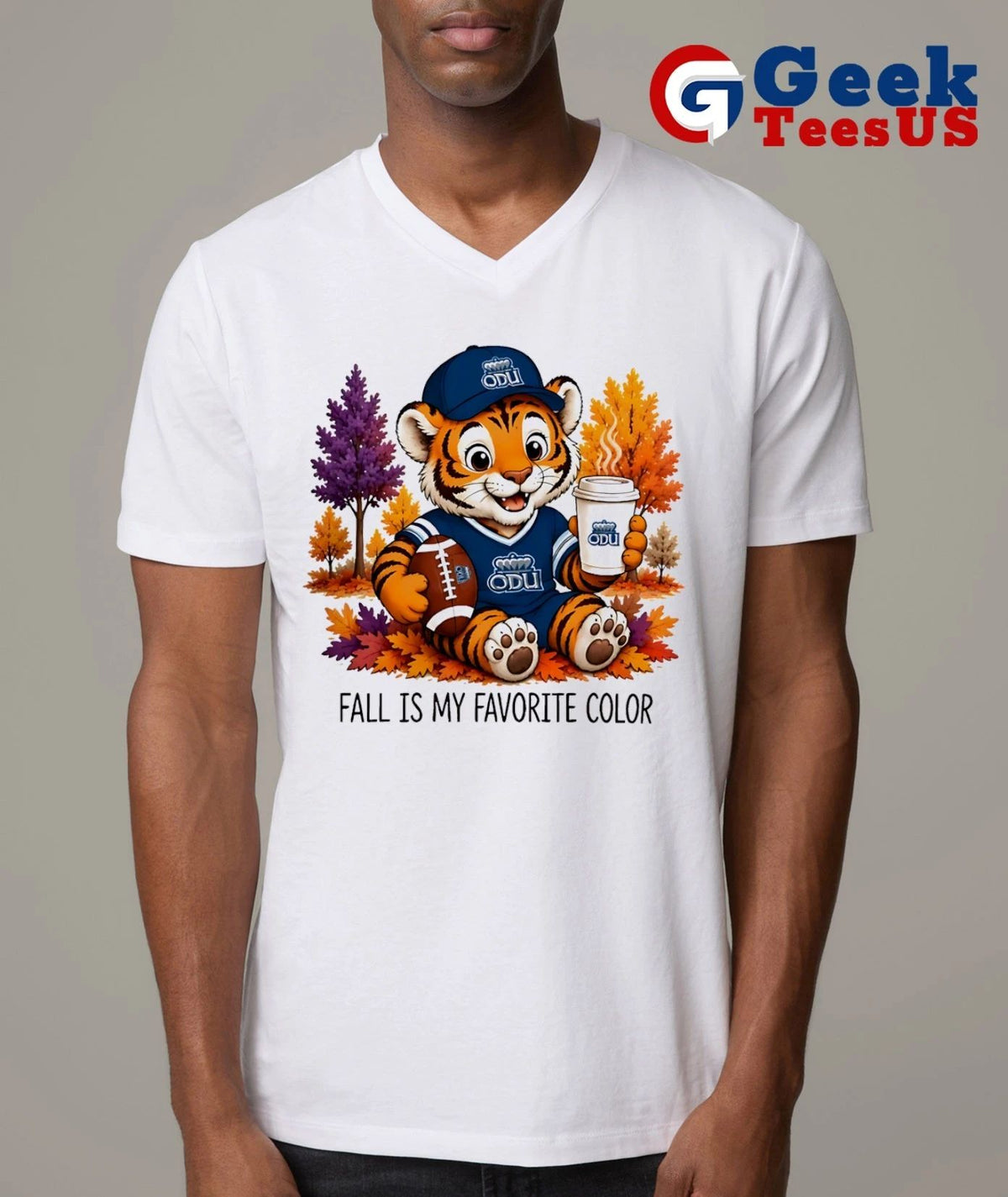 Old Dominion Monarchs Tiger Fall Is My Favorite Color College Football 2026 shirt