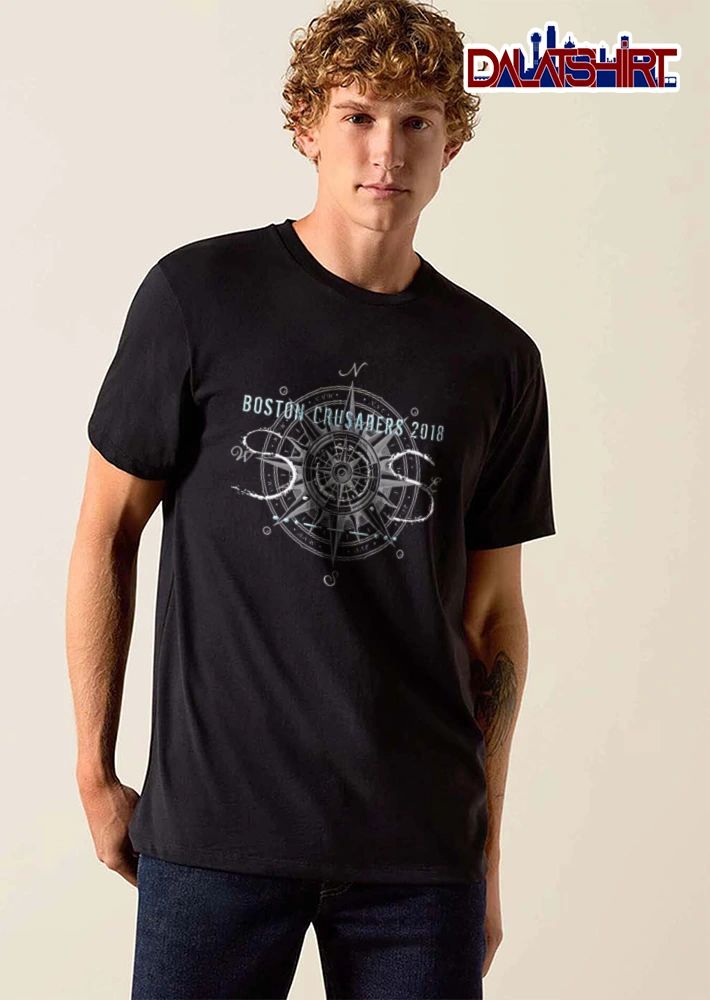 Boston Crusaders 2018 compass rose nautical navigation style shirt