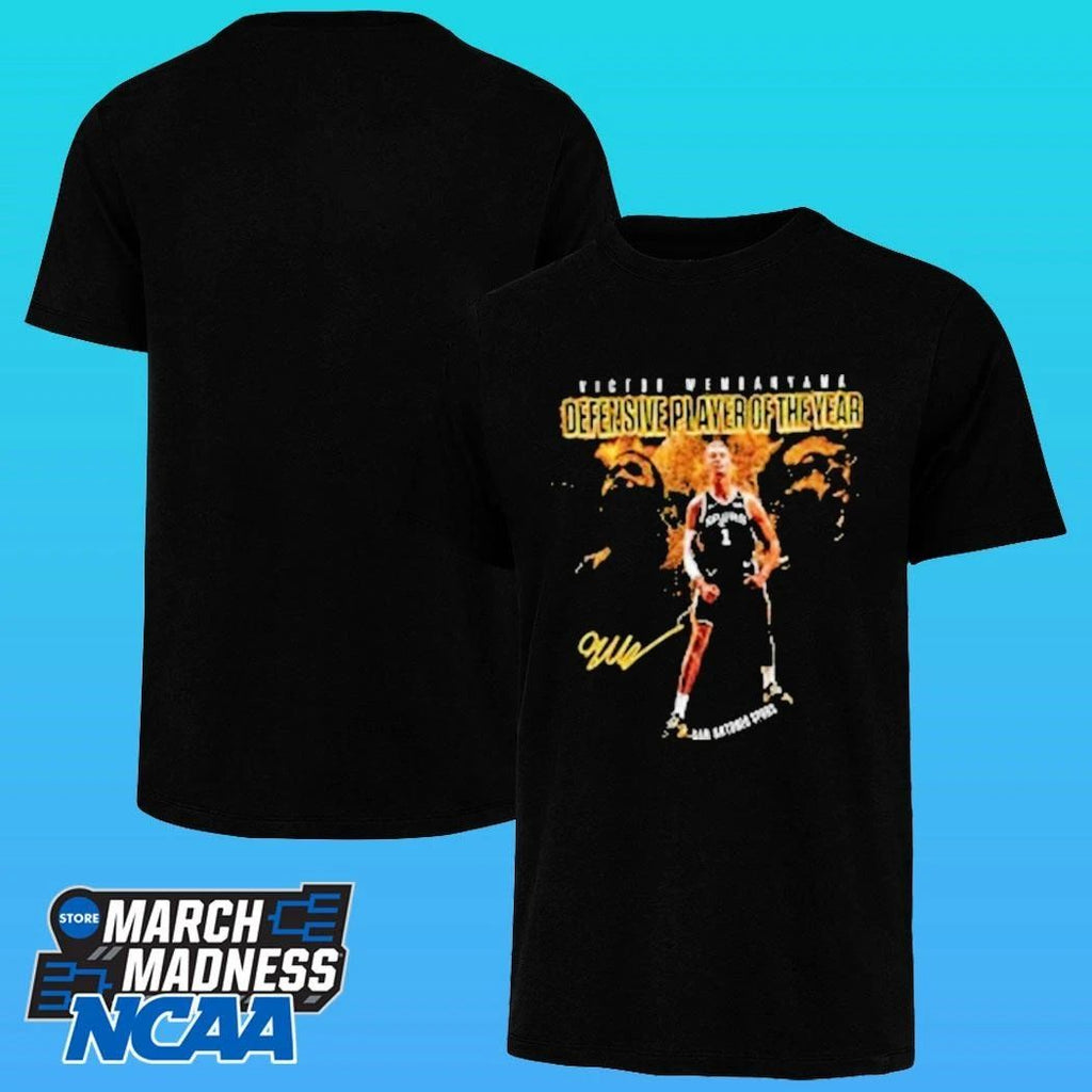 Victor Wembanyama Nba Defensive Player Of The Year Signature Shirt