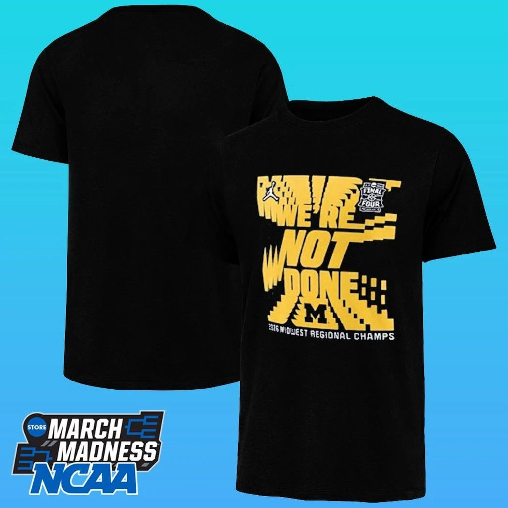 Michigan Wolverines Ncaa Men’s Basketball Tournament March Madness Final Four Locker Room 2026 Shirt