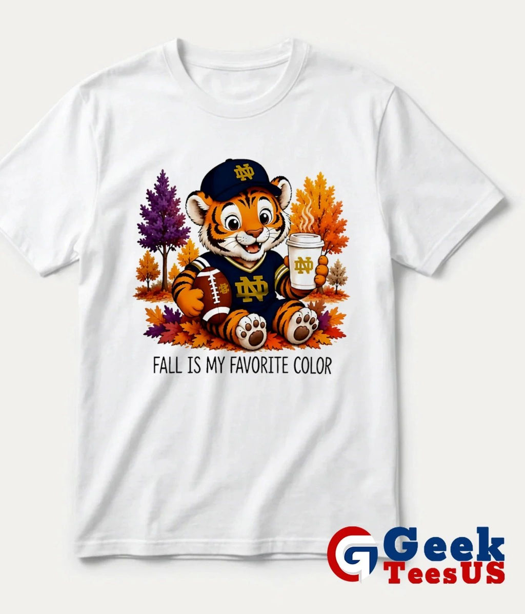 Notre Dame Fighting Irish Tiger Fall Is My Favorite Color College Football 2026 shirt