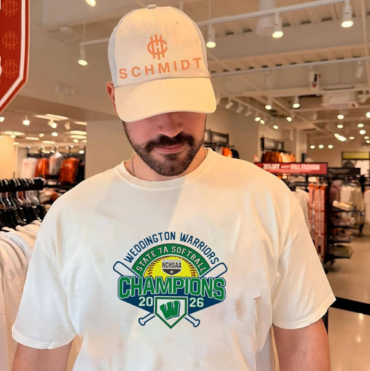 Weddington Warriors 2026 NCHSAA State 7A Softball Champions shirt