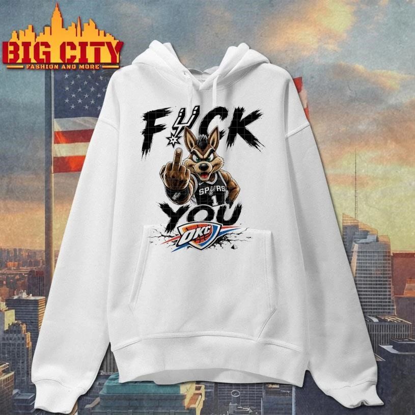 Spurs vs Thunder 2026 Fuck You OKC NBA Playoffs Conference Finals Shirt