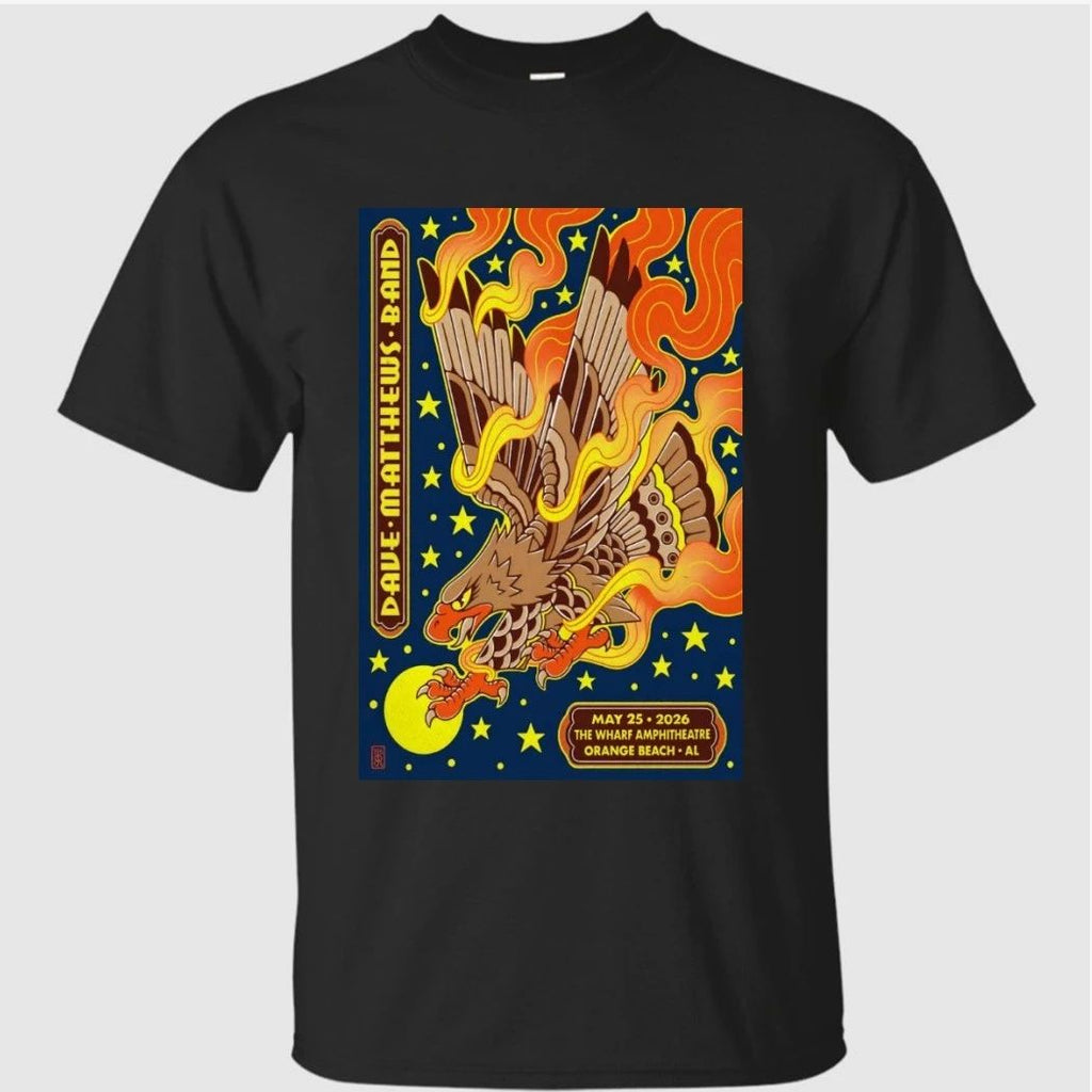 Dave Matthews Band The Wharf Amphitheater in Orange Beach, AL May 25 2026 Poster Shirt
