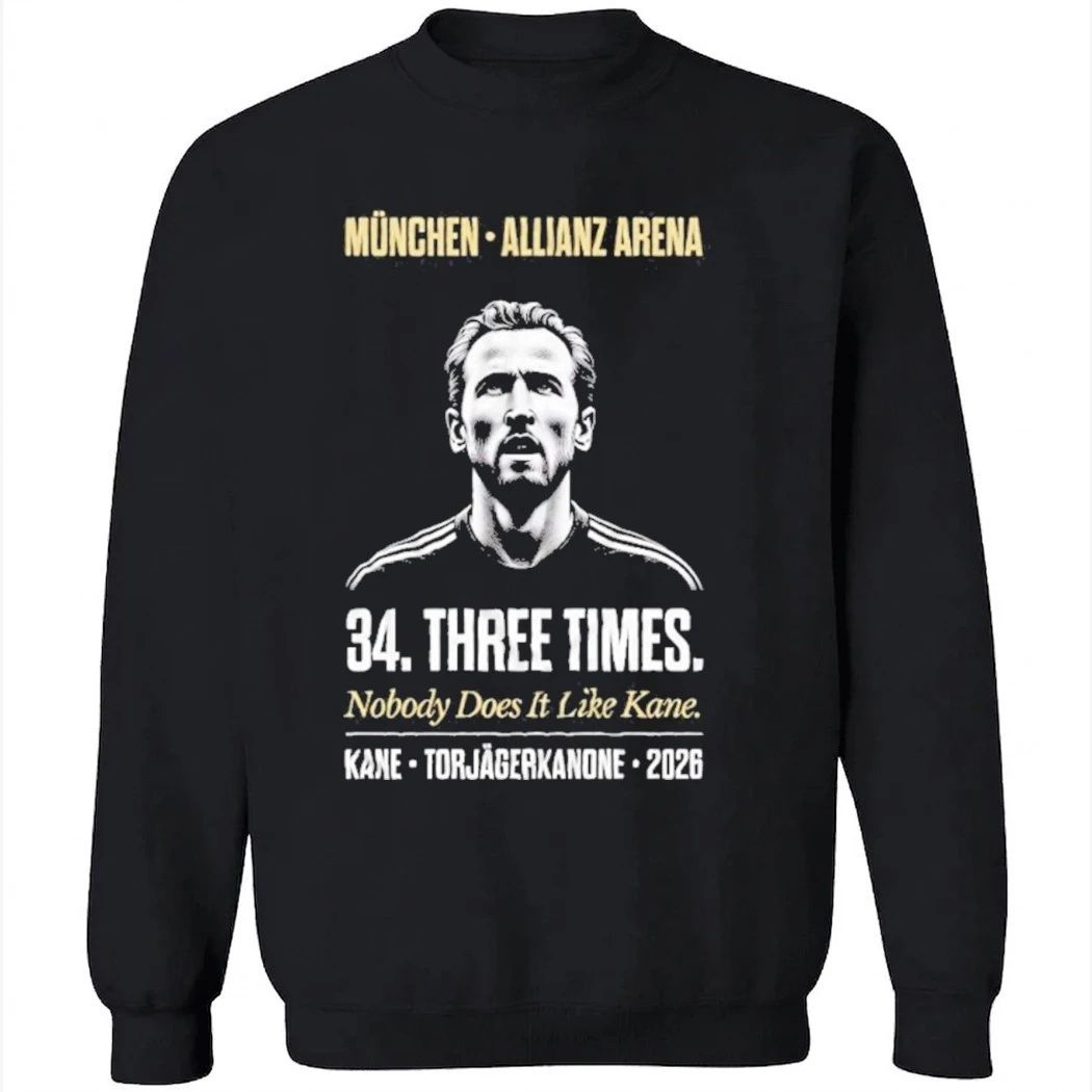 Harry Kane Torjager Kanone Three Seasons Bundesliga Top Scorer 2026 Shirt