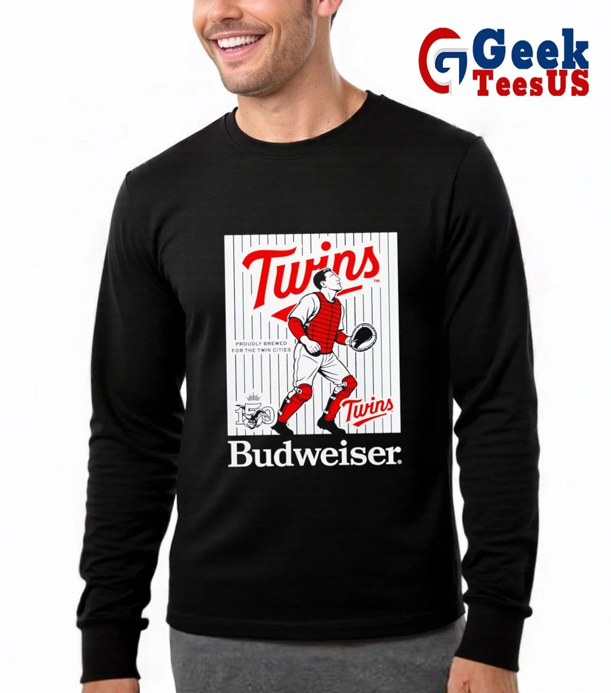 Minnesota Twins baseball 150 Years Budweiser shirt