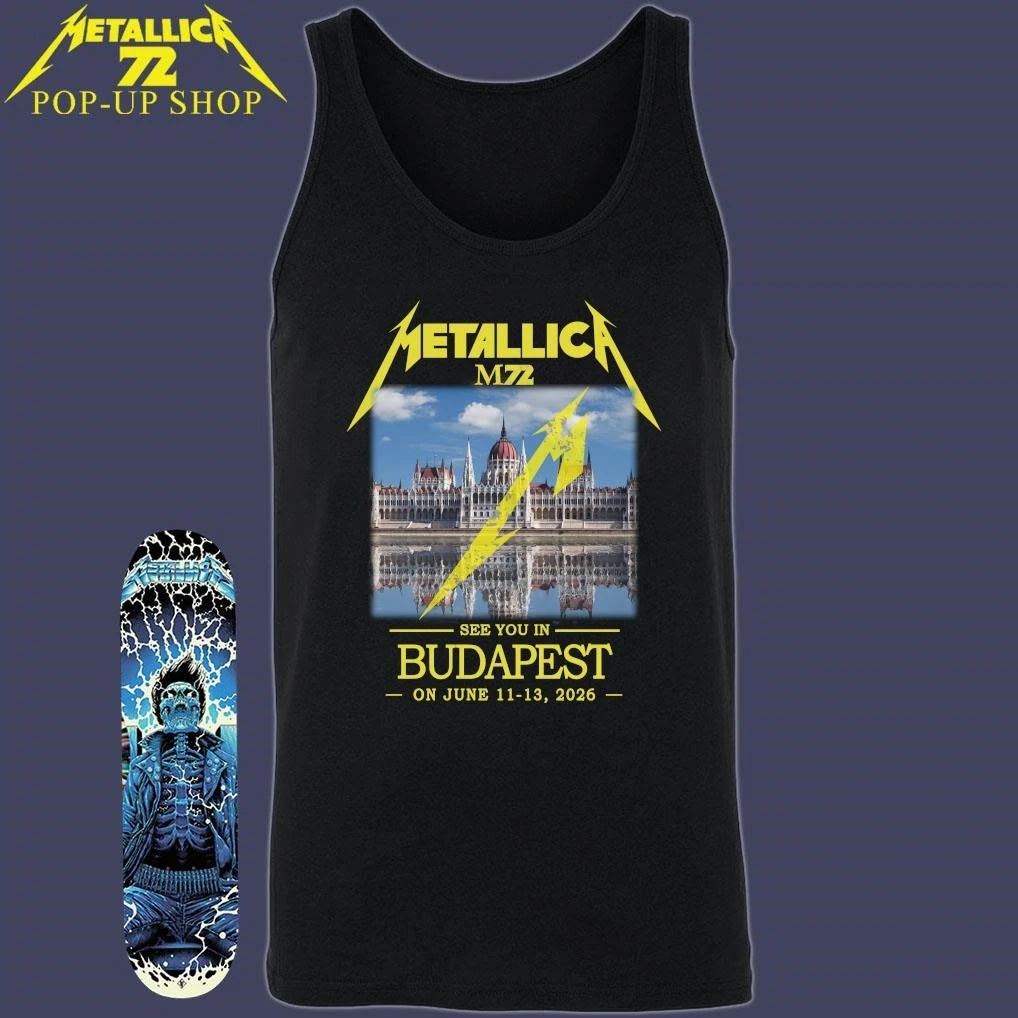 Metallica M72 See You In Budapest On June 11-13, 2026 T-Shirt