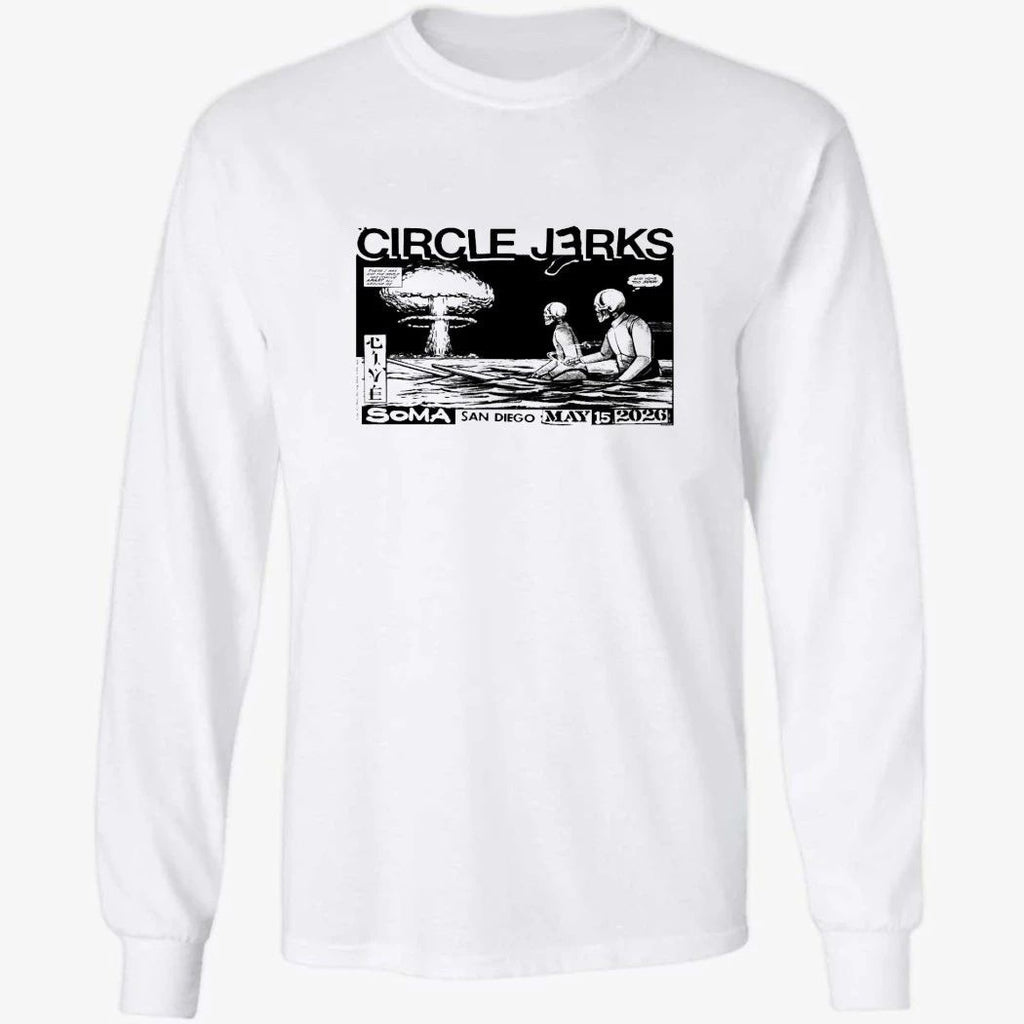 Circle Jerks 5-15-2026 San Diego CA Poster Shirt