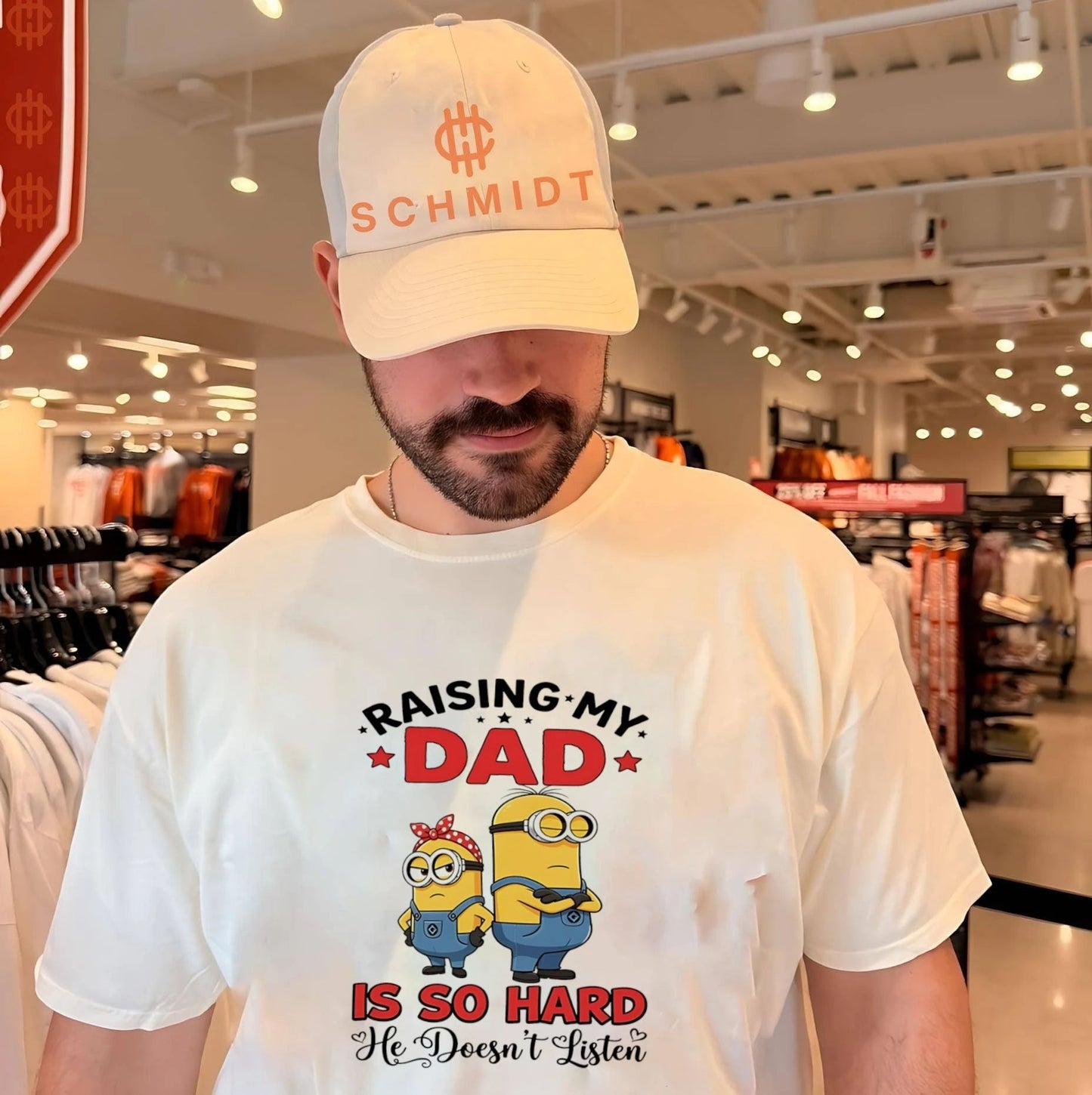 Raising my dad is so hard he doesn’t listen Minion shirt