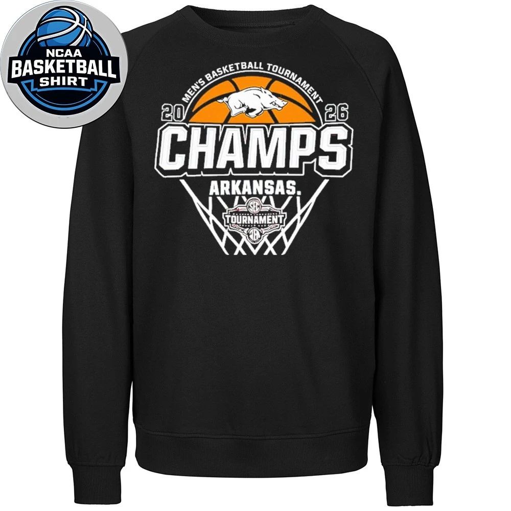Trevon Brazile Arkansas Champs Locker Room Logo Shirt 2026