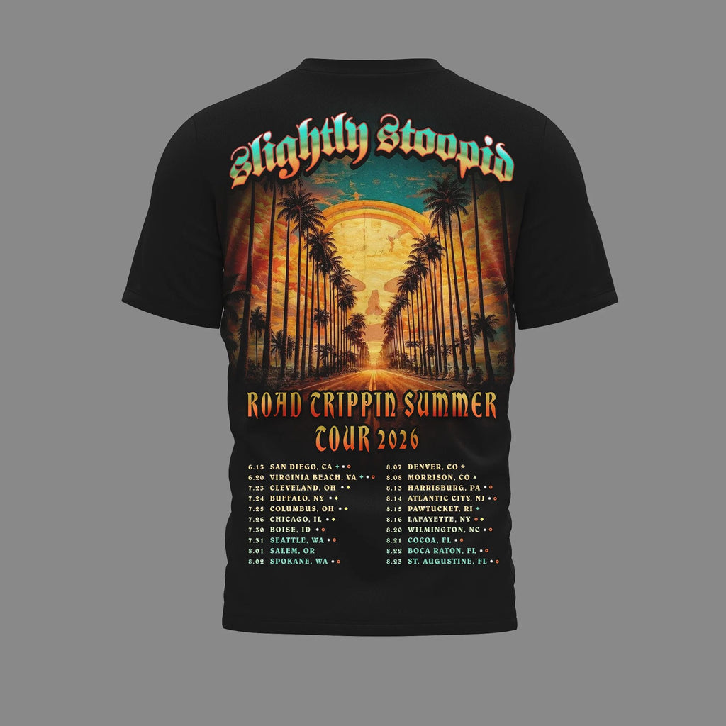 Slightly Stoopid Road Trippin’ Summer Tour 2026 T-Shirt