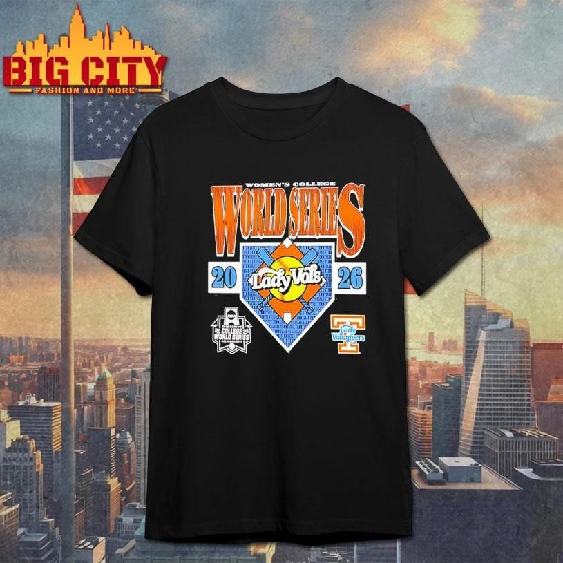College World Series Tennessee Lady Vols Softball 2026 T Shirt