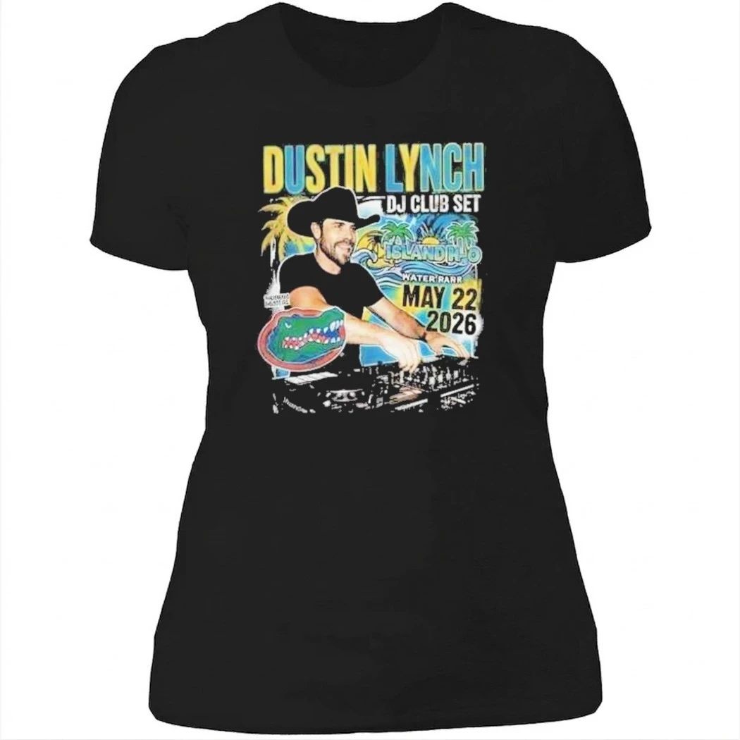 Dustin Lynch DJ Club Set May 22 2026 Island H2O Water Park Premium 90s Vintage Bootleg Country x Florida Gators NCAA Shirt