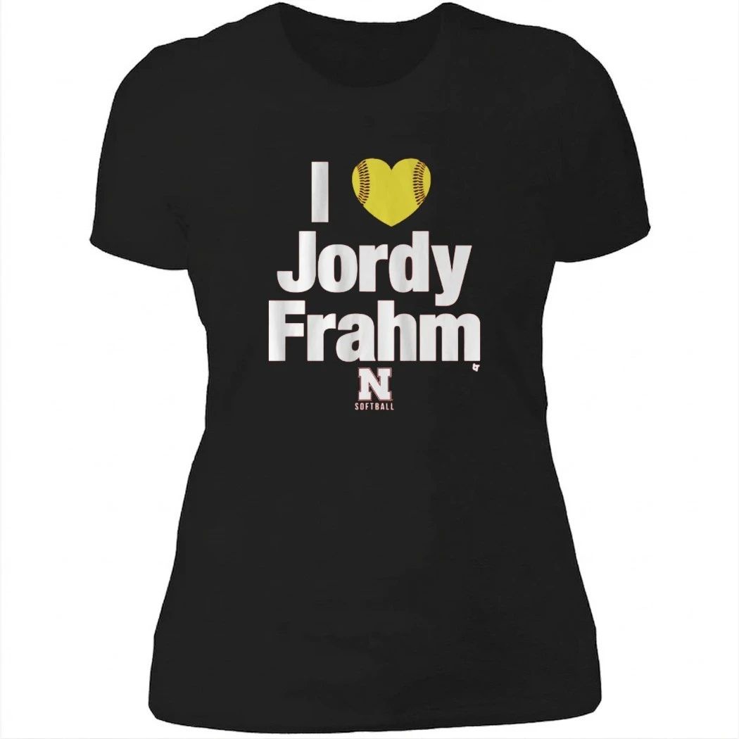 Nebraska Softball I Heart Jordy Frahm Shirt