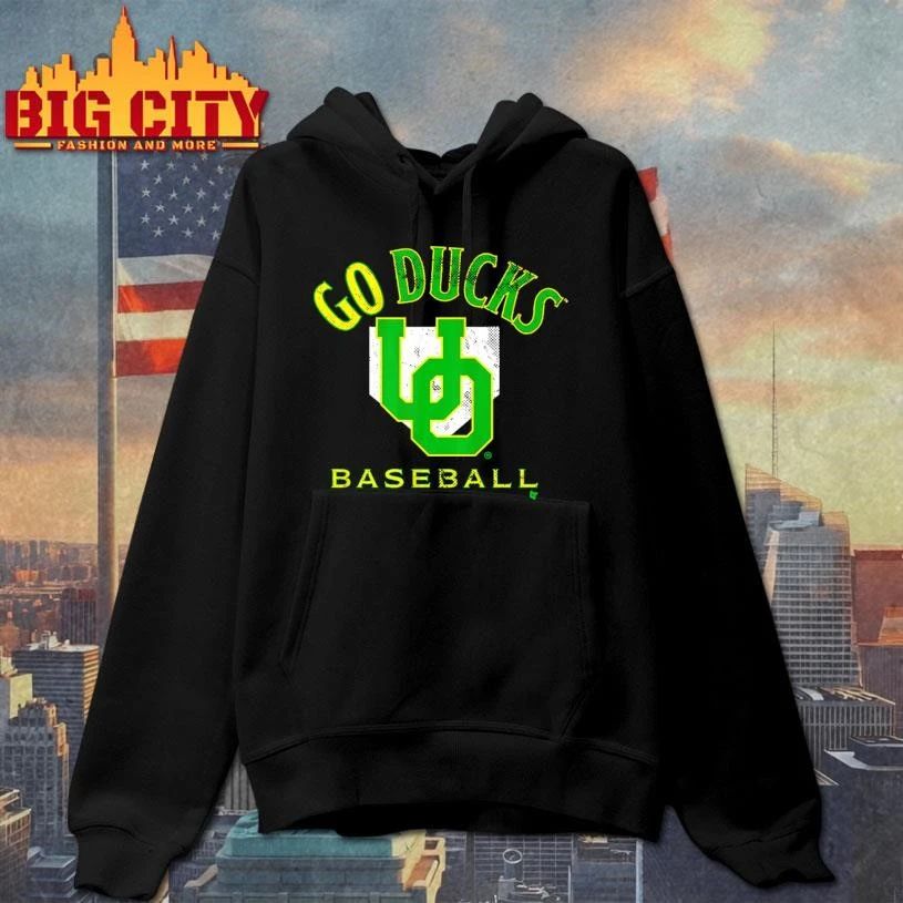 Oregon Baseball Home Plate Graphic Shirt
