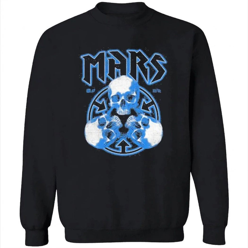 Thirty Seconds To Mars European Tour 2027 Blue Skulls Shirt