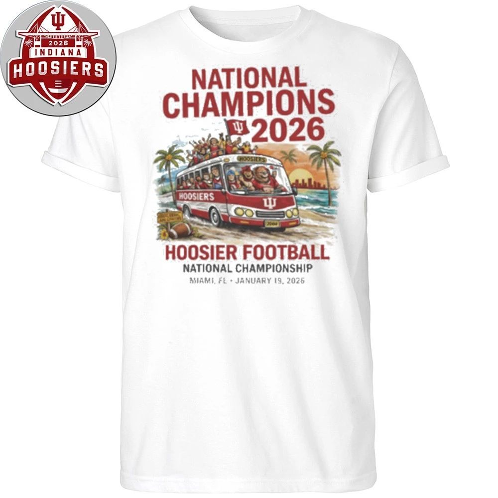 Indiana Hoosier Football National Championship Miami Fl January 19 2026 Tee Shirt