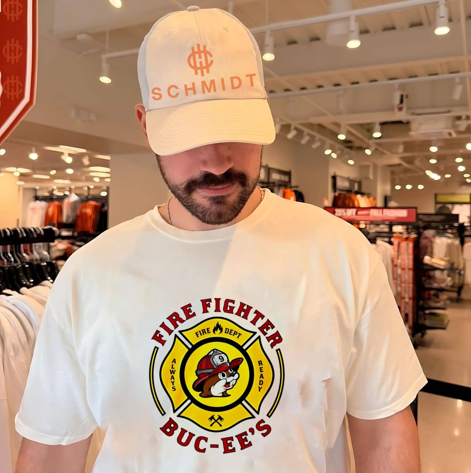 Buc-Ee’s Fire Dept Firefighter Mascot Always Ready shirt