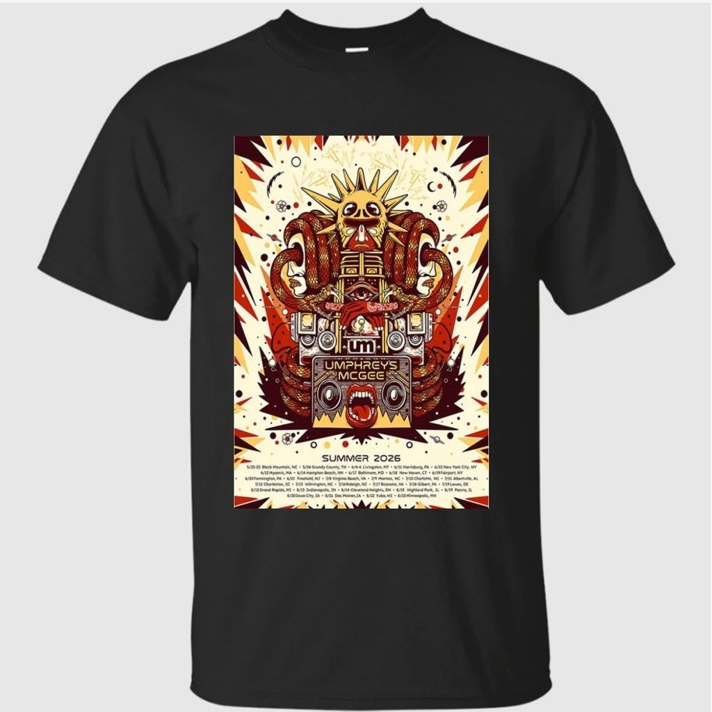 Umphrey’s McGee Tour 2026 Poster New Shirt