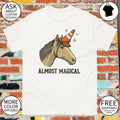 Almost Magical Horse Funny Unicorn Traffic Cone shirt