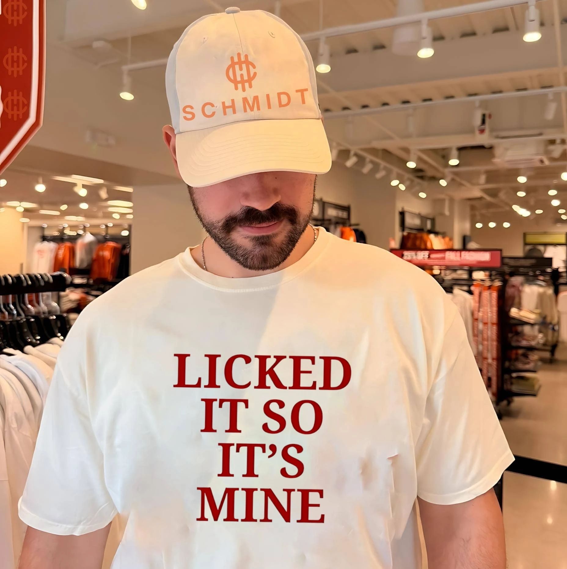 Licked it so it’s mine simple text shirt