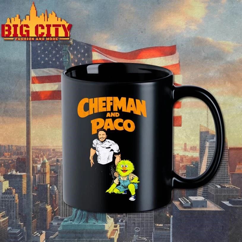 Chefman And Paco Cartoon Mascot Graphic Shirt