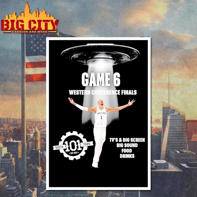 Wembanyama Game 6 Western Conference Finals Shirt