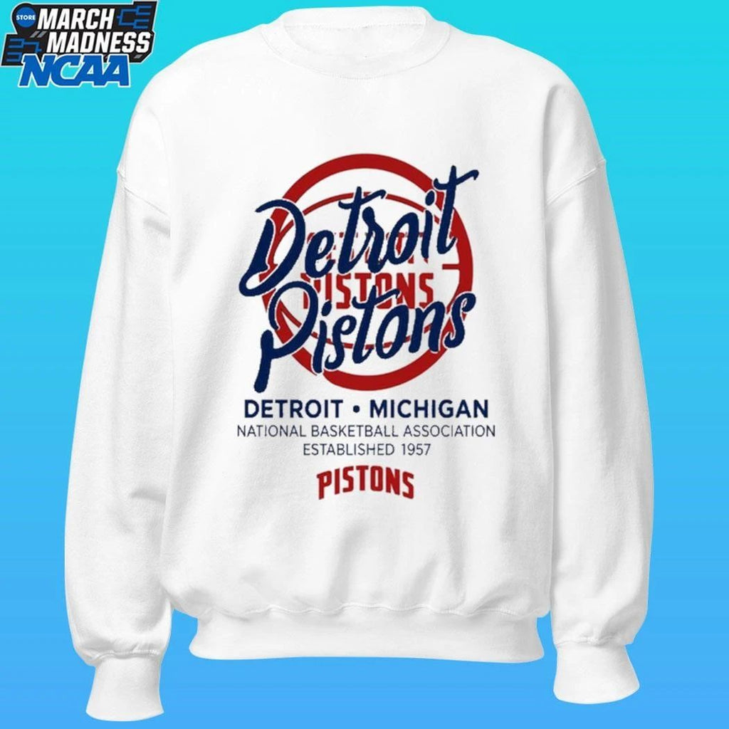 Detroit Pistons Stadium Essentials Wallscript Youth Shirt
