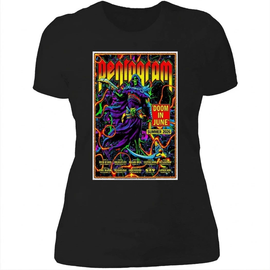 Pentagram Tour Summer 2026 Poster Shirt