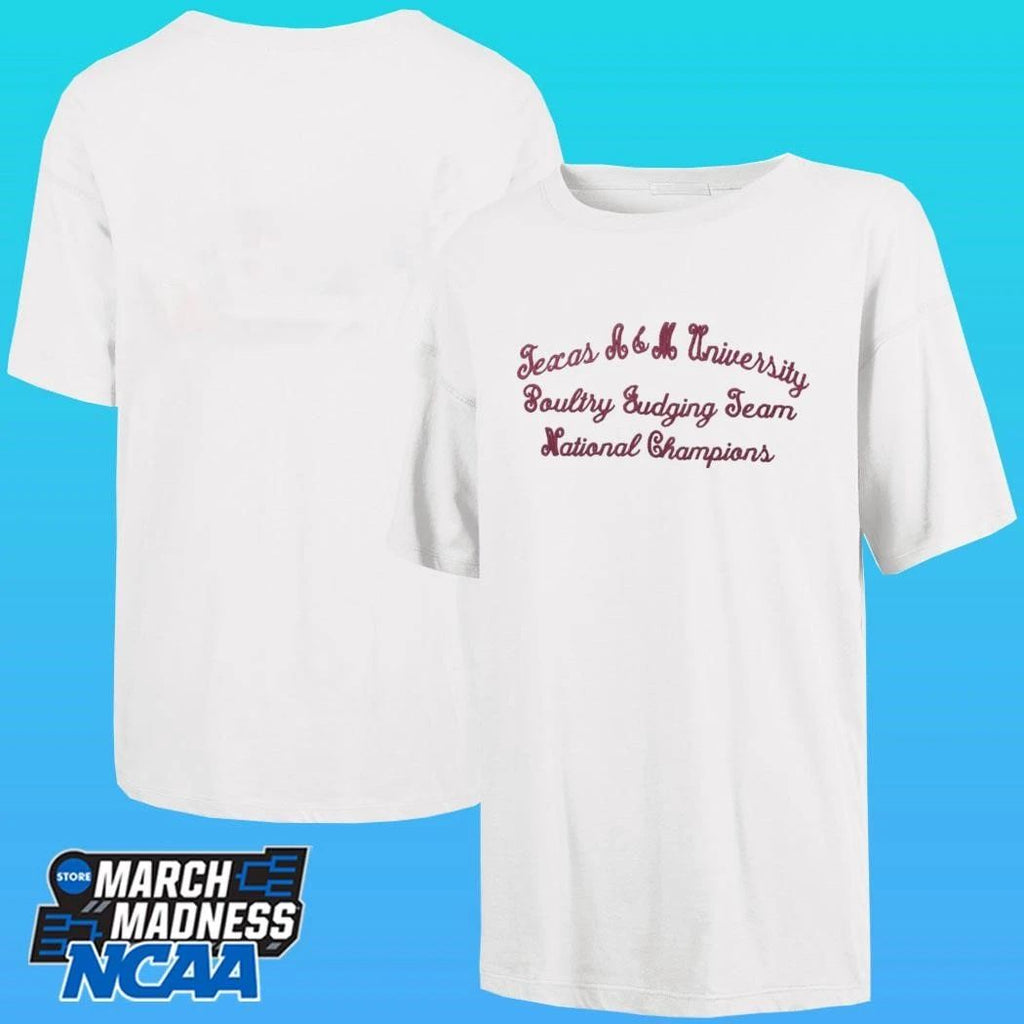 Texas A&m University Poultry Judging Team National Champions Shirt
