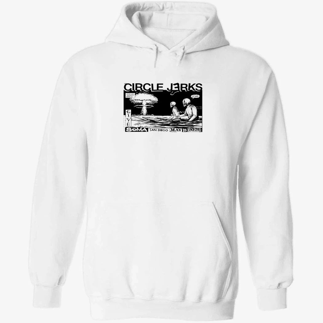 Circle Jerks 5-15-2026 San Diego CA Poster Shirt
