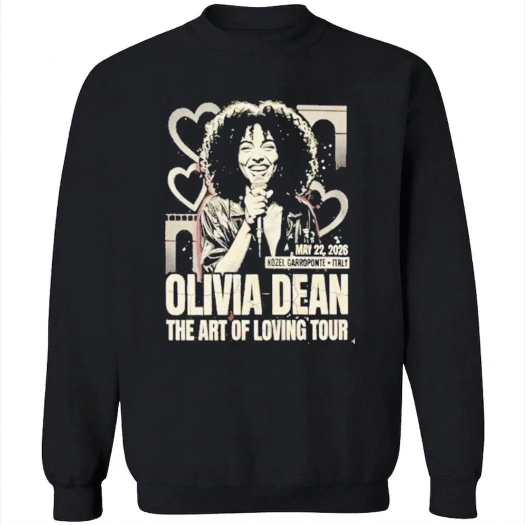 Olivia Dean The Art Of Loving Tour May 22 2026 Kozel Carroponte Italy Vintage Bootleg Shirt