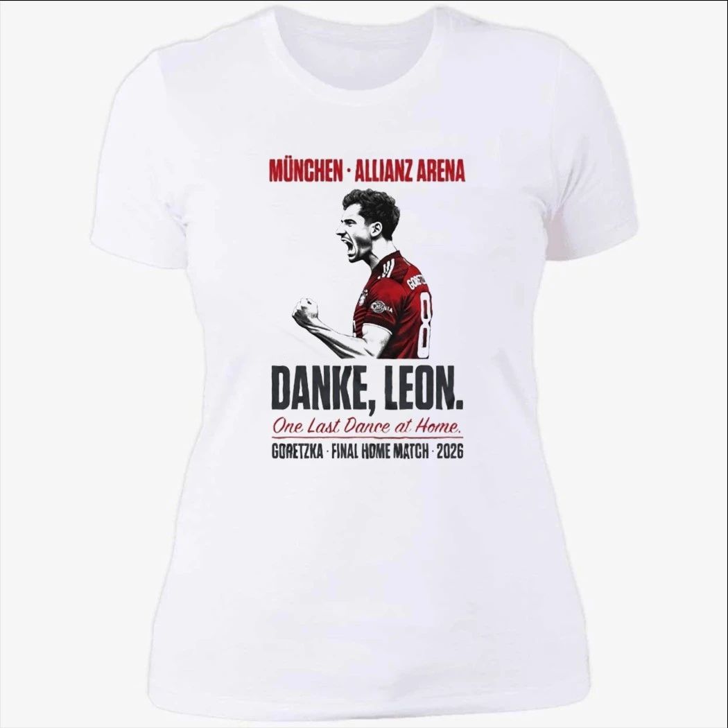 Leon Goretzka Last Home Game Allianz Arena Bayern Munich Farewell 2026 Shirt