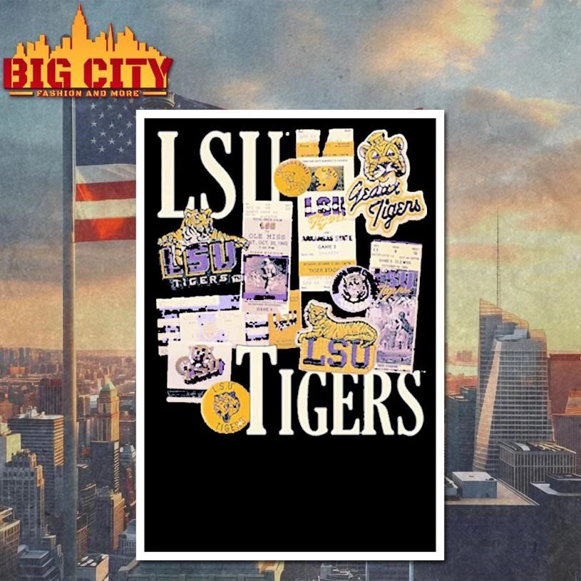 B-Unlimited LSU Tigers Purple Alumni Ephemera Shirt