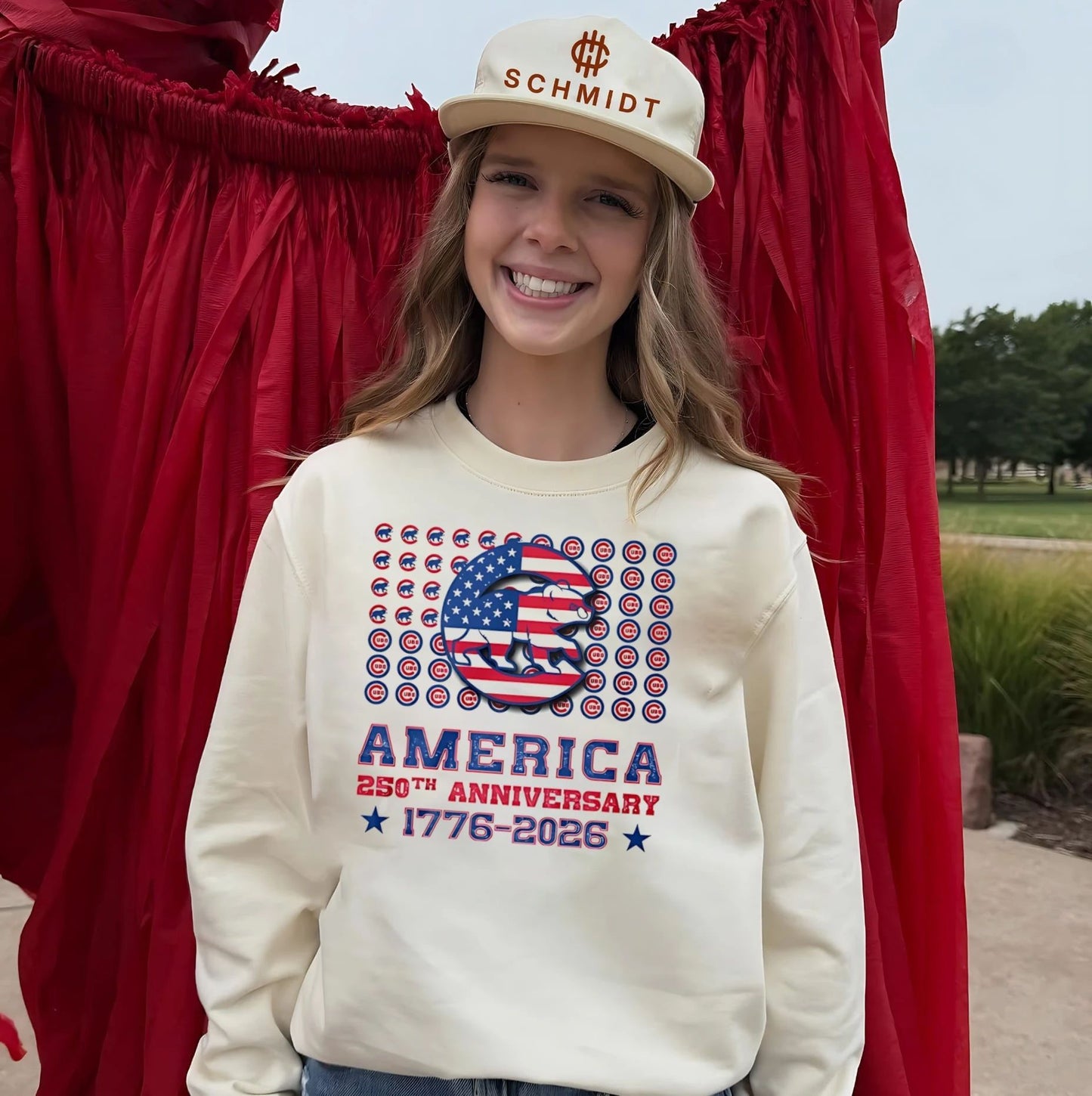 Chicago Cubs America 250th anniversary 1776 2026 graphic shirt