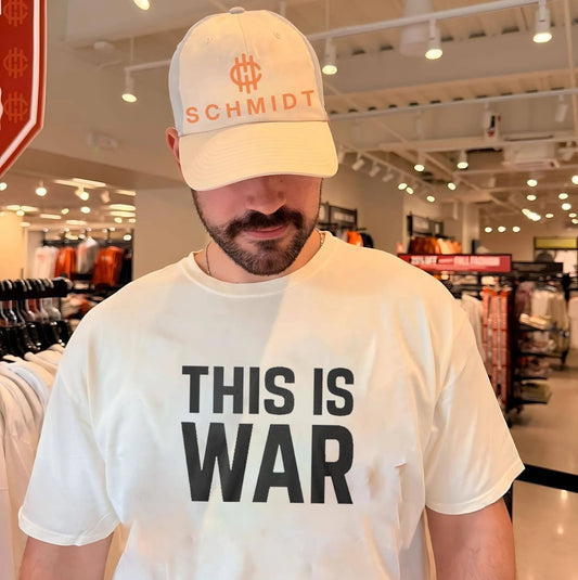 Pete Hegseth wear This Is War shirt