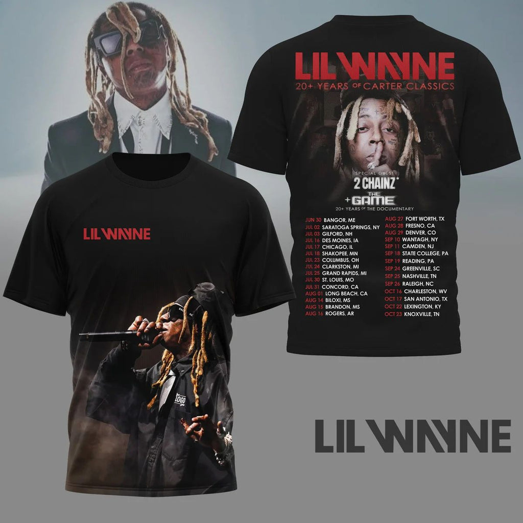 Lil Wayne 20+ Years of Carter Classics Tour T-Shirt