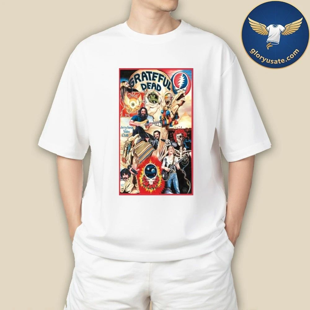 Grateful Dead Jerry Garcia Video Club Tour 2026 Poster Shirt