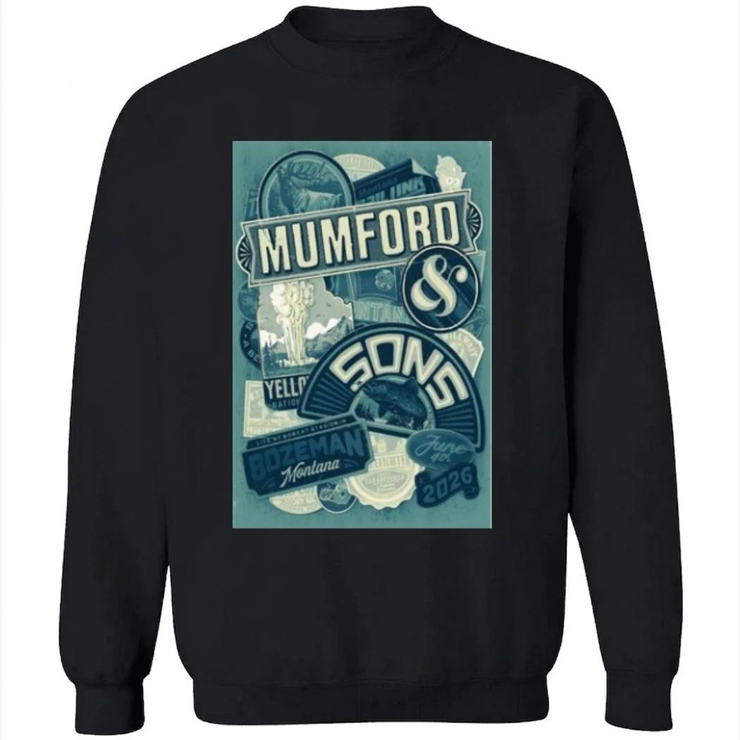 Mumford And Sons June 4 2026 Bozeman Montana Shirt