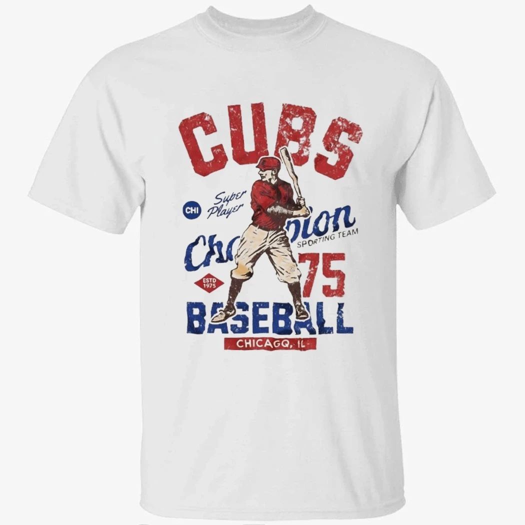 Cubs Baseball Chicago Retro Superstar Player Fan Shirt